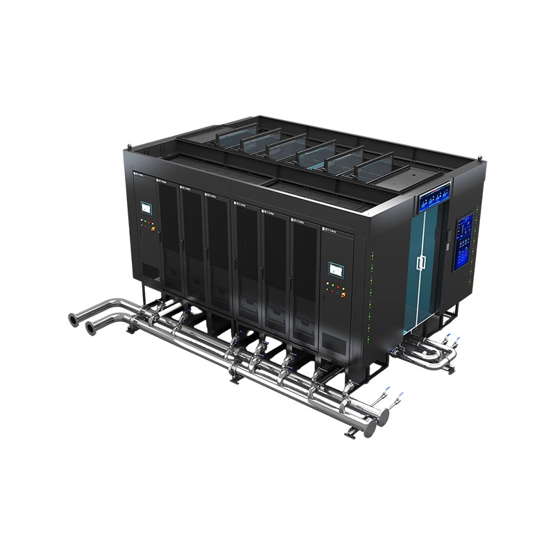 Micro-module intégré air-liquide et intégration de pipeline secondaire : refroidissement liquide clé en main pour l'informatique haute densité